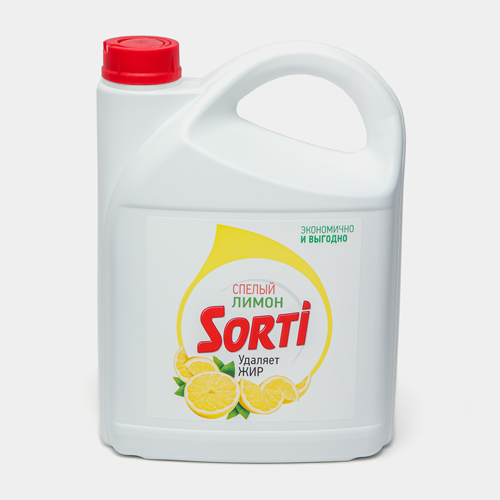 Гель для мытья посуды Sorti Лимон, 4800 г