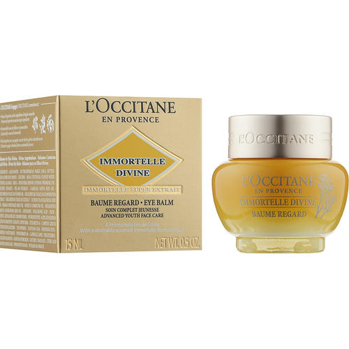 Омолаживающий бальзам для век - L'Occitane Immortelle Divine Eye Balm — изображение 2