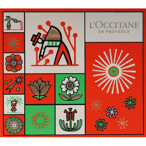 Набор - L'Occitane Cherry Blossom (sh/gel/250ml + b/lot/75ml + soap/50g + h/cr/75ml)
