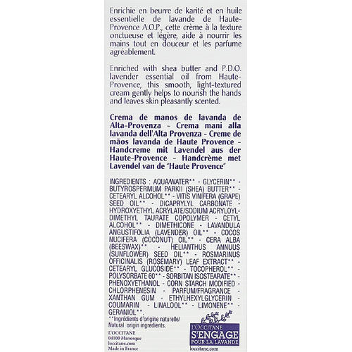 Крем для рук "Лаванда" - L'Occitane Lavande Hand Cream — изображение 3