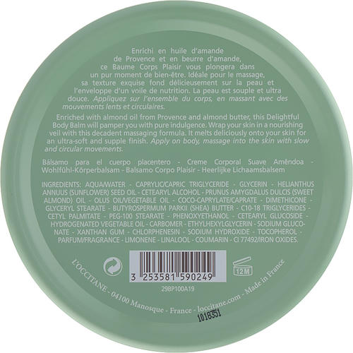 Восхитительный бальзам для тела "Миндаль" - L'Occitane Almond Delightful Body Balm — изображение 3