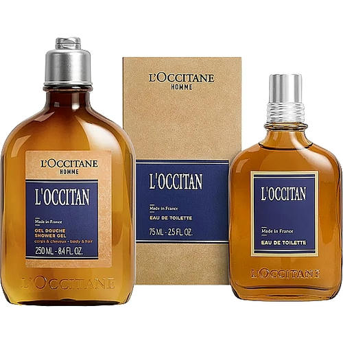 Набор (edt/75ml + sh/gel/250ml) - L'Occitane Eau de L'Occitan — изображение 2