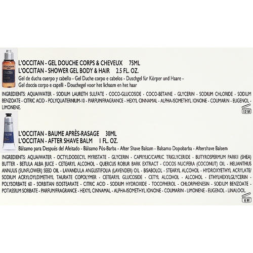 Набор (sh/gel/75ml + ash/balm/30ml) - L'Occitane Pour Homme — изображение 3