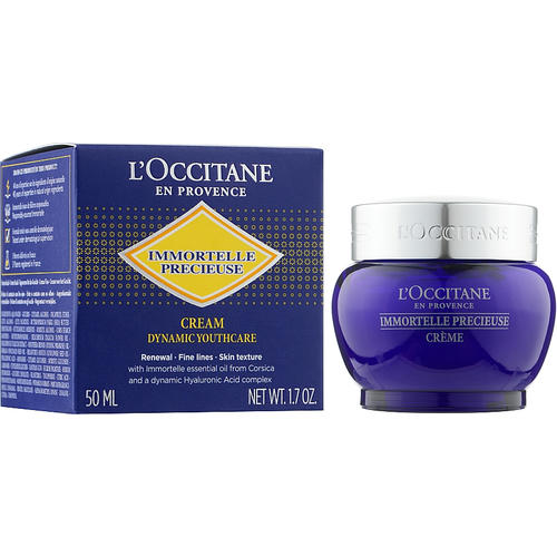 Увлажняющий крем для лица - L'Occitane Immortelle Precisious Cream Facial Moisturizer — изображение 2
