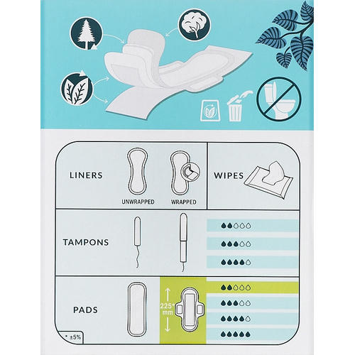 Natracare Ultra Pads Regular, Прокладки "Ультратонкие Норма" с крылышками , 14 шт. — изображение 2