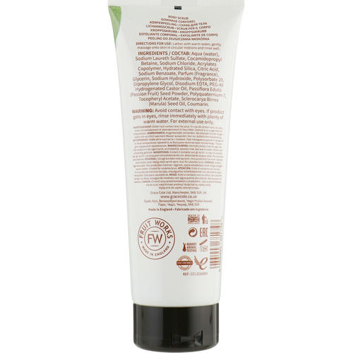 Скраб для тела "Кокос и лайм", Grace Cole Fruit Works Coconut & Lime Body Scrub — изображение 2