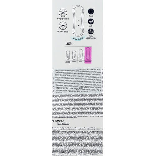Bella, Ежедневные прокладки Panty Ultra Extra Long, 36шт — изображение 2