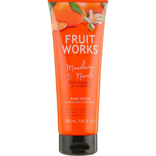 Скраб для тела "Мандарин и нероли", Grace Cole Fruit Works Body Scrub Mandarin & Neroli