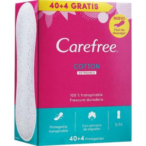 Carefree Normal Cotton, Гигиенические ежедневные прокладки, 44шт