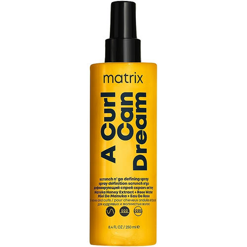 Спрей для вьющихся волос, Matrix A Curl Can Dream Spray Scrunch N' Go Defining Spray