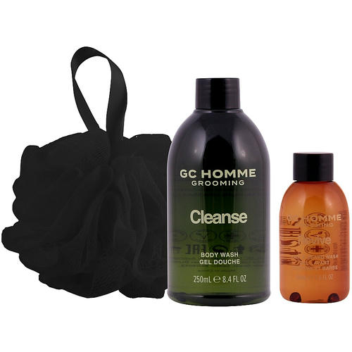 Набор, Grace Cole GC Homme Grooming On The Go (sh/gel/150ml + h/wash/50ml + sponge/1pc + bag/1pc) — изображение 2