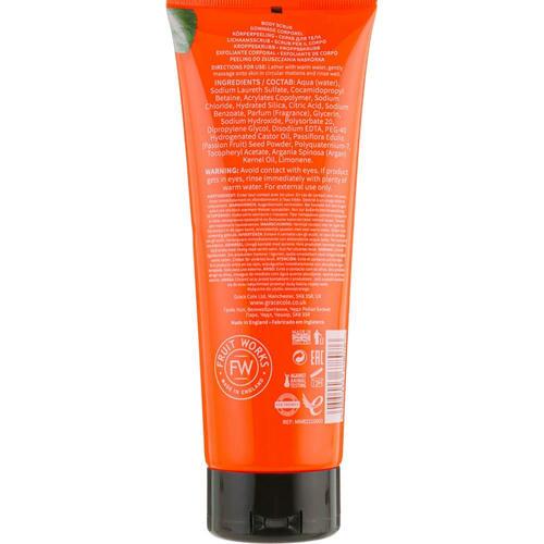 Скраб для тела "Мандарин и нероли", Grace Cole Fruit Works Body Scrub Mandarin & Neroli — изображение 2