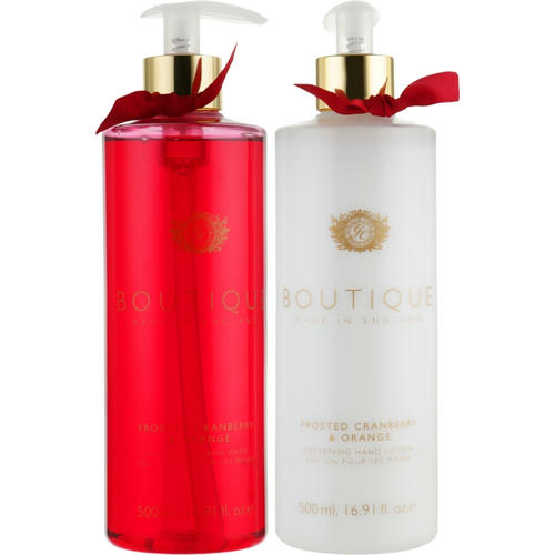 Набор для рук, Grace Cole Boutique Hand Care Duo Frosted Cranberry & Orange (h/lot/500ml + h/wash/500ml) — изображение 2