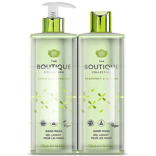 Набор, Grace Cole Boutique Grapefruit & Verbena Hand Wash Refill Pack (2 x h/wash/500ml)