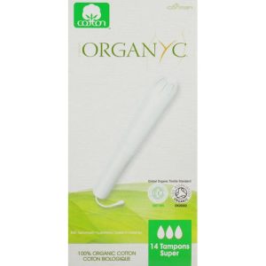 Corman Organyc Internal Super, Тампоны из органического хлопка с аппликатором, 14 шт
