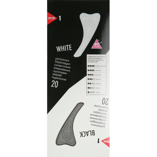 Bella, Прокладки Panty Black & White, 40 шт — изображение 2