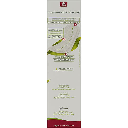 Corman Cotton Organyc Panty-Liners Maxi, Ежедневные гигиенические прокладки, 20 шт — изображение 2