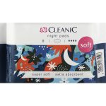 Cleanic Soft Night Pads, Прокладки ночные, 8 шт