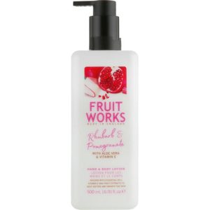 Лосьон для рук и тела "Ревень и гранат", Grace Cole Fruit Works Hand & Body Lotion Rhubarb & Pomegranate