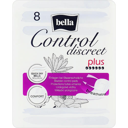 Bella Control Discreet Plus, Урологические прокладки для женщин, 8 шт.