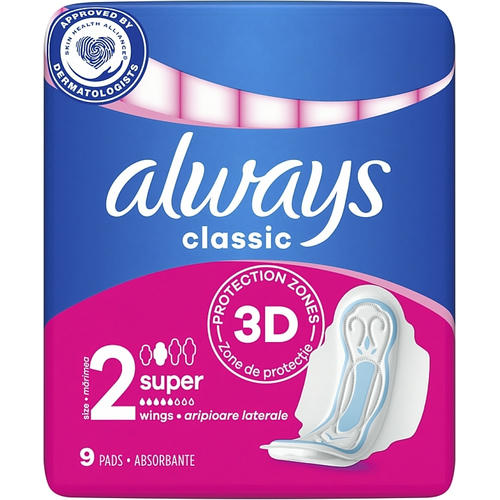 Always Classic Maxi (Super), Гигиенические прокладки, 9шт — изображение 2