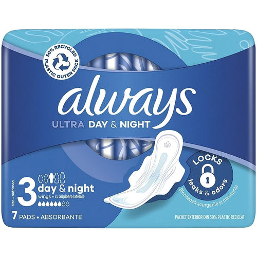 Always Ultra Night Instant Dry Protection, Гигиенические прокладки, 7 шт. — изображение 2