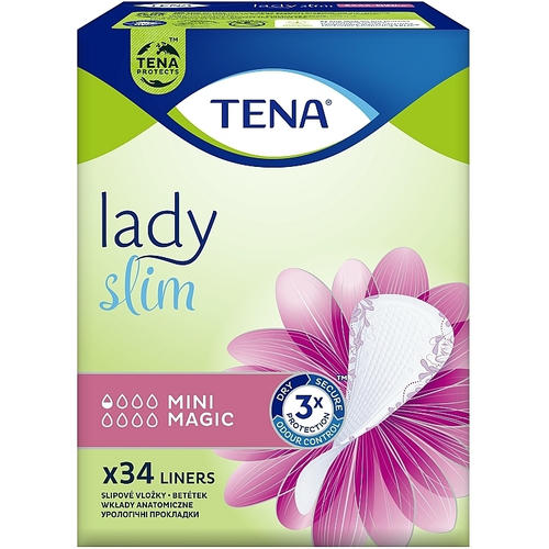 TENA, Урологические прокладки TENA Lady Slim Mini Magic, 34 шт. — изображение 2