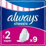 Always Classic Maxi (Super), Гигиенические прокладки, 9шт