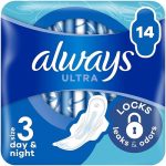 Always Ultra Night Instant Dry, Гигиенические прокладки, 14 шт
