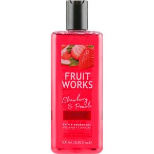 Гель для душа "Клубника и помело", Grace Cole Fruit Works Hand Wash Strawberry & Pomelo