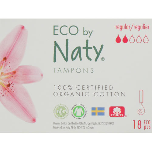 Naty, Тампоны "Regular", 18 шт