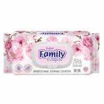 Салфетки влажные Salfeti Comfort 120 шт для всей семьи с пластиковым клапаном
