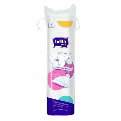 Ватные диски 100 шт подушечки Bella
