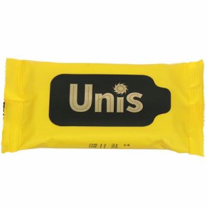 Салфетки влажные Unis Perfume Yellow антибактериальные 15 шт