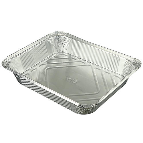 Форма для запекания, алюминиевая фольга, 32, 2x25, 5x5, 1см, дно 27, 2x21, 2cм, 3180мл, L-край