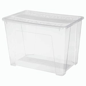 Ящик универсальный "Tex-Box" 70л 575х380х405мм (бесцветный) пластик Econova