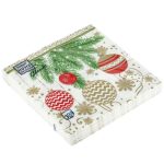 Салфетки 20л, Bouquet Home Collection Classic, 3хсл., "Елочные украшения-2"