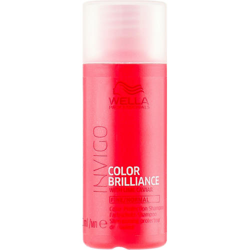 Шампунь для окрашенных нормальных и тонких волос, Wella Professionals Invigo Color Brilliance Color Protection Shampoo (мини)