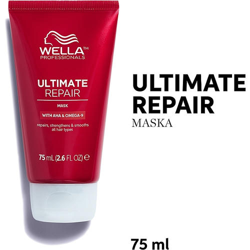 Крем-маска для всех типов волос, Wella Professionals Ultimate Repair Mask With AHA & Omega-9 — изображение 2