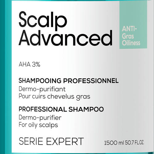 L'Oreal Professionnel, Шампунь очищающий для волос склонных к жирности / SCALP ADVANCED 1500 мл — изображение 2