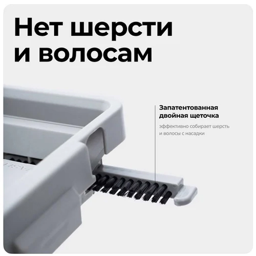 Швабра с отжимом + ведро + 2 насадки ZETTER premium, черный — изображение 3