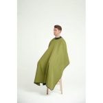 REBEL BARBER Urban Green - Облегченный пеньюар с неопреновым воротником