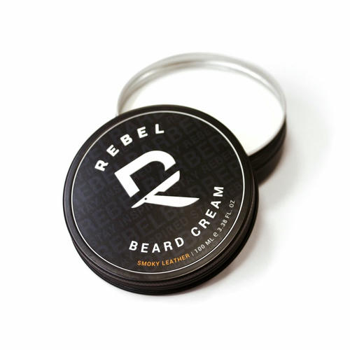 REBEL BARBER Smoky Leather - Премиальный крем для бороды и усов 100 мл