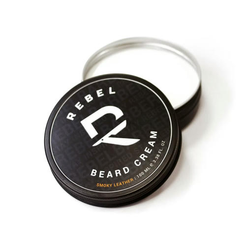 REBEL BARBER Smoky Leather - Премиальный крем для бороды и усов 100 мл — изображение 2