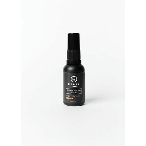 REBEL BARBER Invisible beard elixir Smoky Leather - Премиальный эликсир для бороды 30 мл