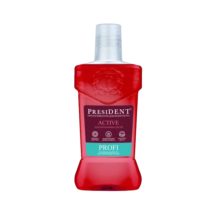 Ополаскиватель для полости рта PRESIDENT PROFI Active