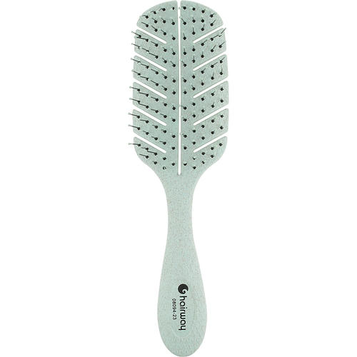Hairway Eco Corn, Щетка для волос массажная, 10-рядная, мятная