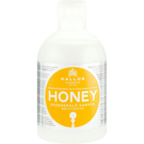 Kallos Cosmetics Repairing Shampoo with Pure Honey Extract, Восстанавливающий шампунь с экстрактом натурального меда