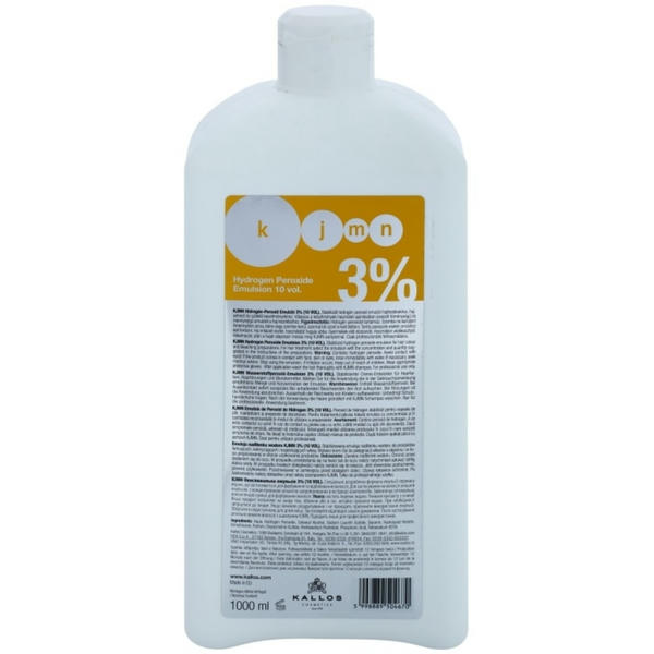 Kallos Cosmetics KJMN Hydrogen Peroxide Emulsion, Окислитель для волос 3% — изображение 2