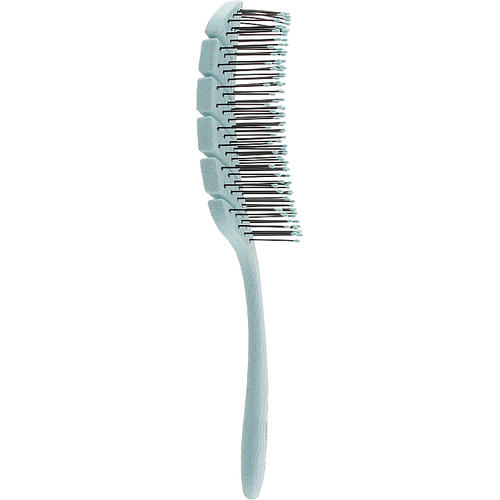 Hairway Eco Corn, Щетка для волос массажная, 10-рядная, голубая — изображение 2